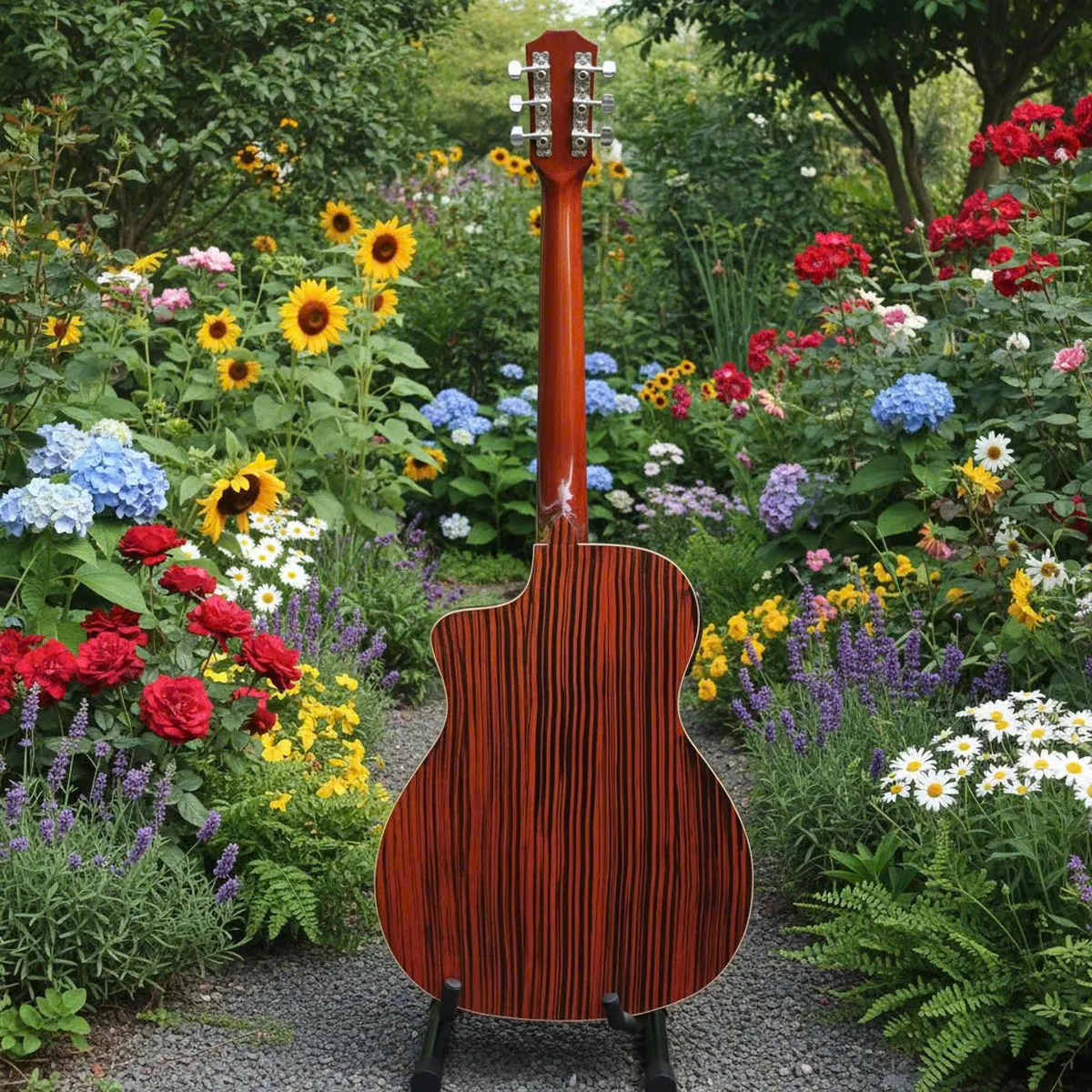 FA1 MÀU GIẢ CẨM FULL GUITAR ACOUSTIC GẮN EQ BIGBANG B52