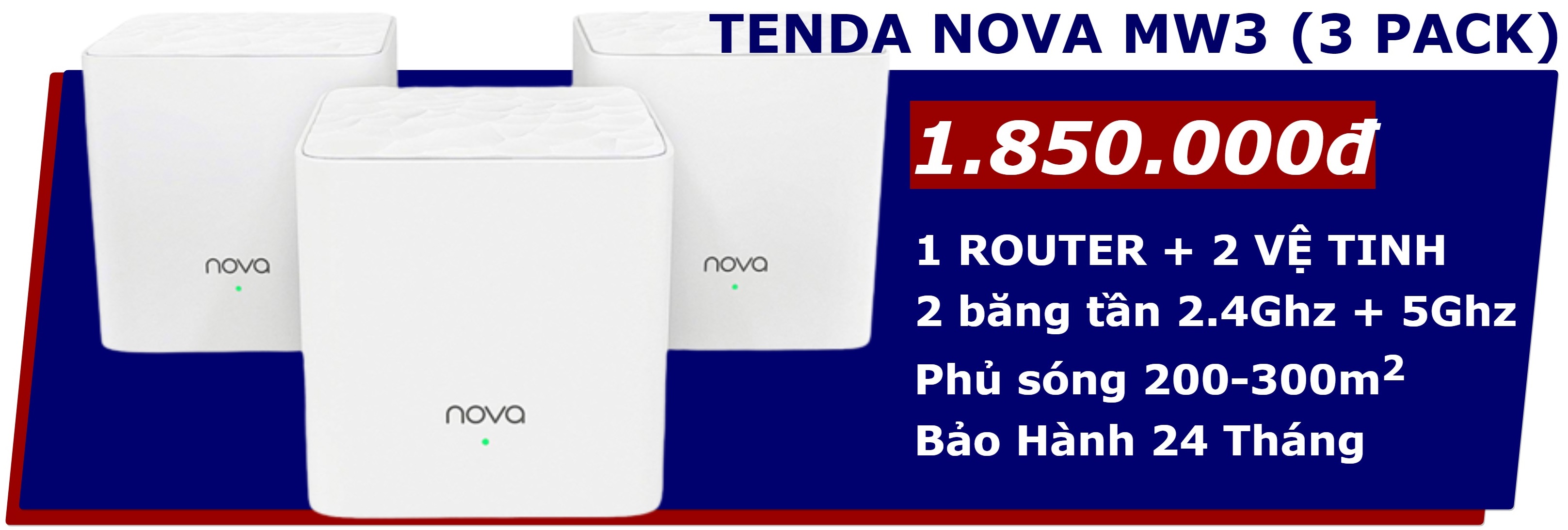 wifi mesh tenda nova mw3 3 pack