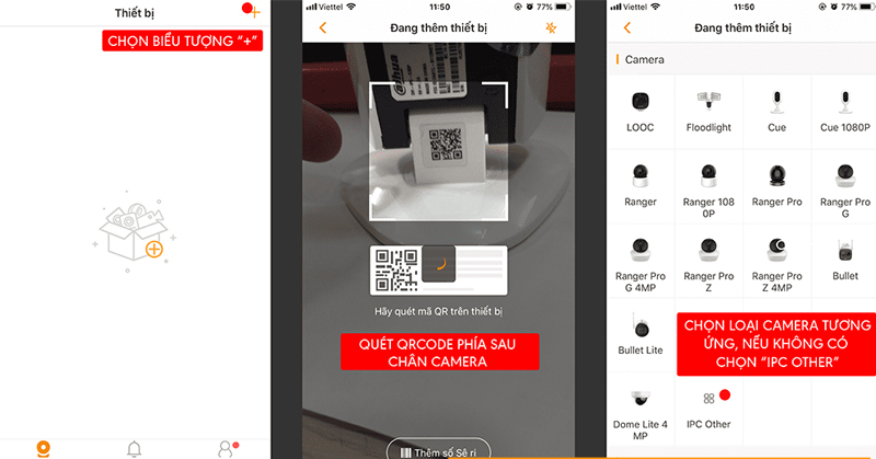 cai dat camera imou gan camera vao tai khoan