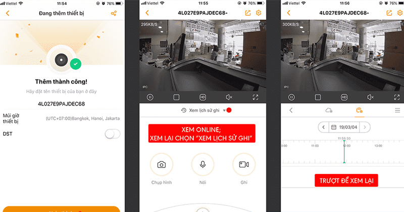 cai dat camera imou hoan tat