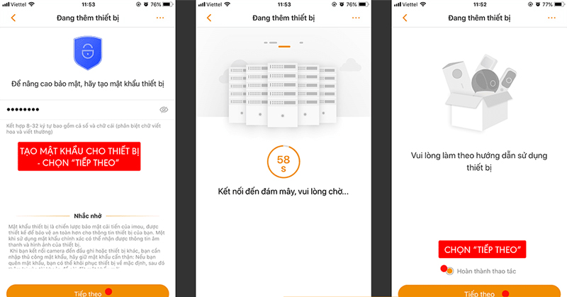 cai dat camera imou ket noi camera
