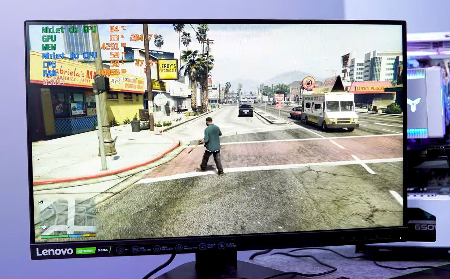 cau hinh gaming tam trung i5 12400f rtx3060ti game gta v
