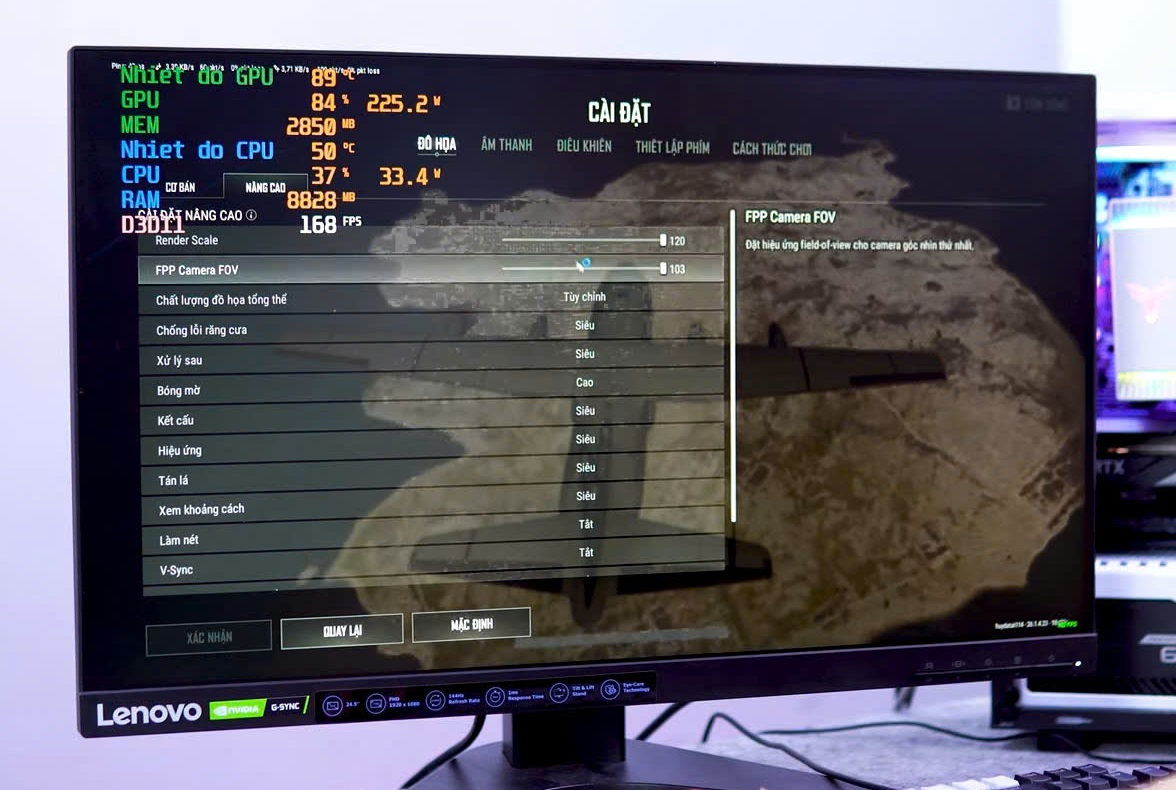 cau hinh gaming tam trung i5 12400f rtx3060ti game pupg