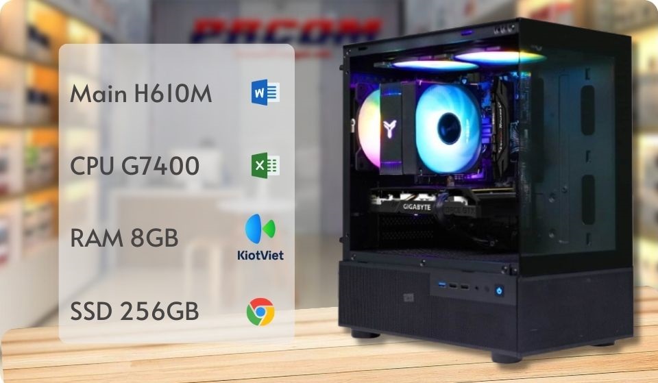 cau hinh pc kho may tinh thu ngan phan rang ninh thuan