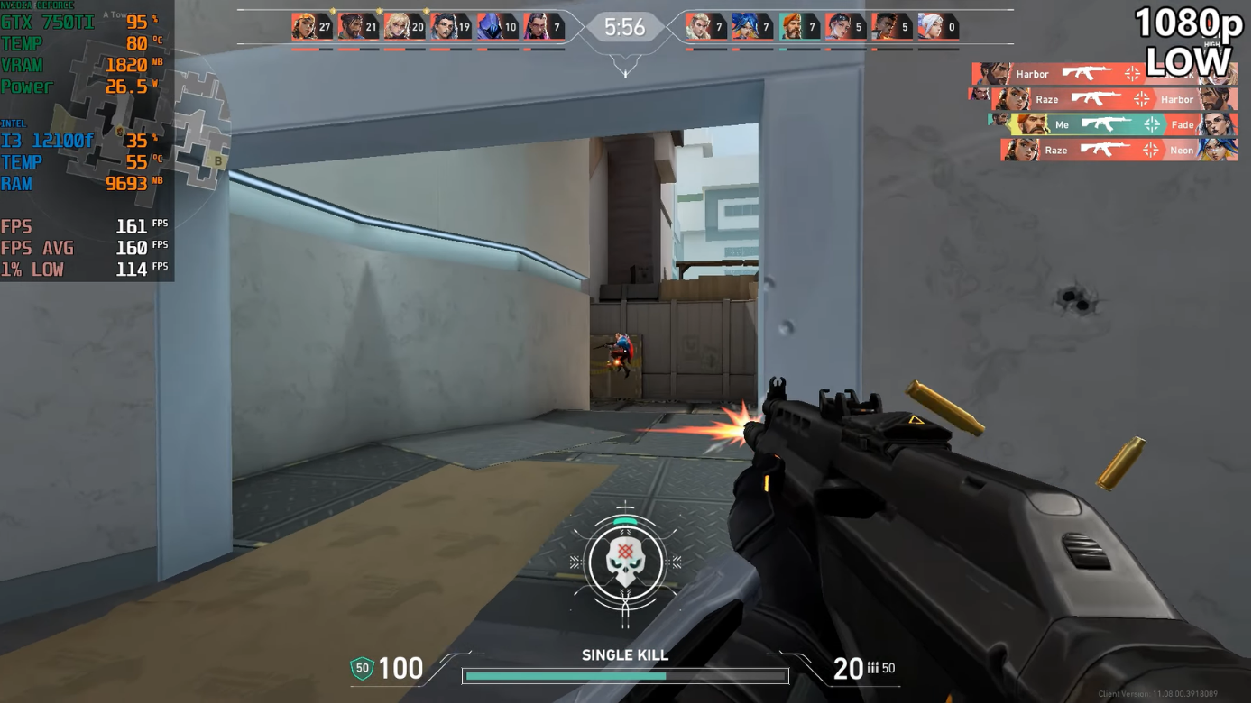 i3 12100f gtx 750 ti co bao duoc pubg valorant