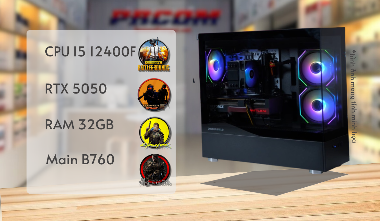 i5 12400f rtx 5050 poster