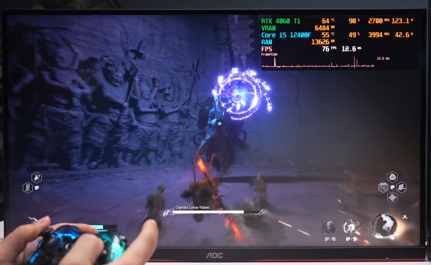 i5 12400f rtx4060 black myth wukong