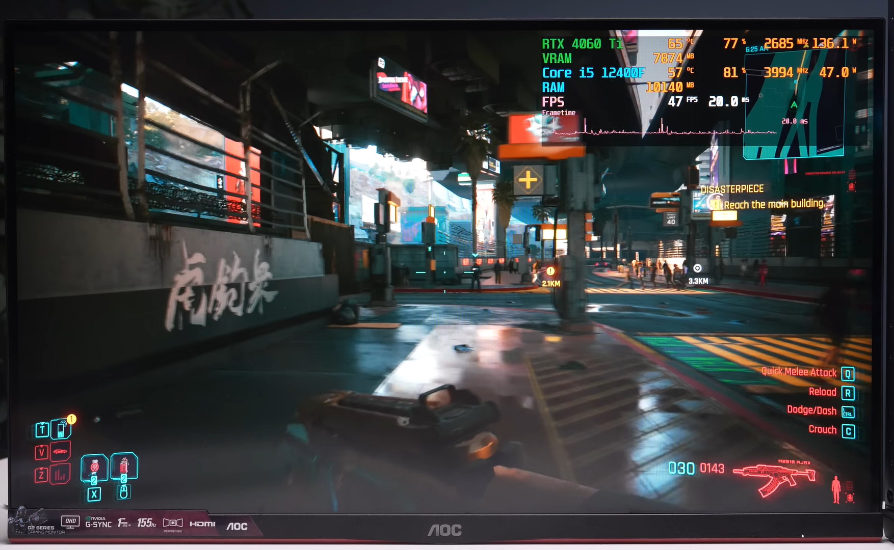 i5 12400f rtx4060 cyperpunk 2077