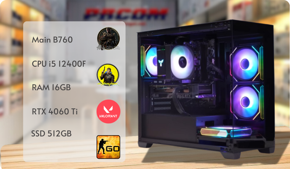 i5 12400f rtx4060 poster