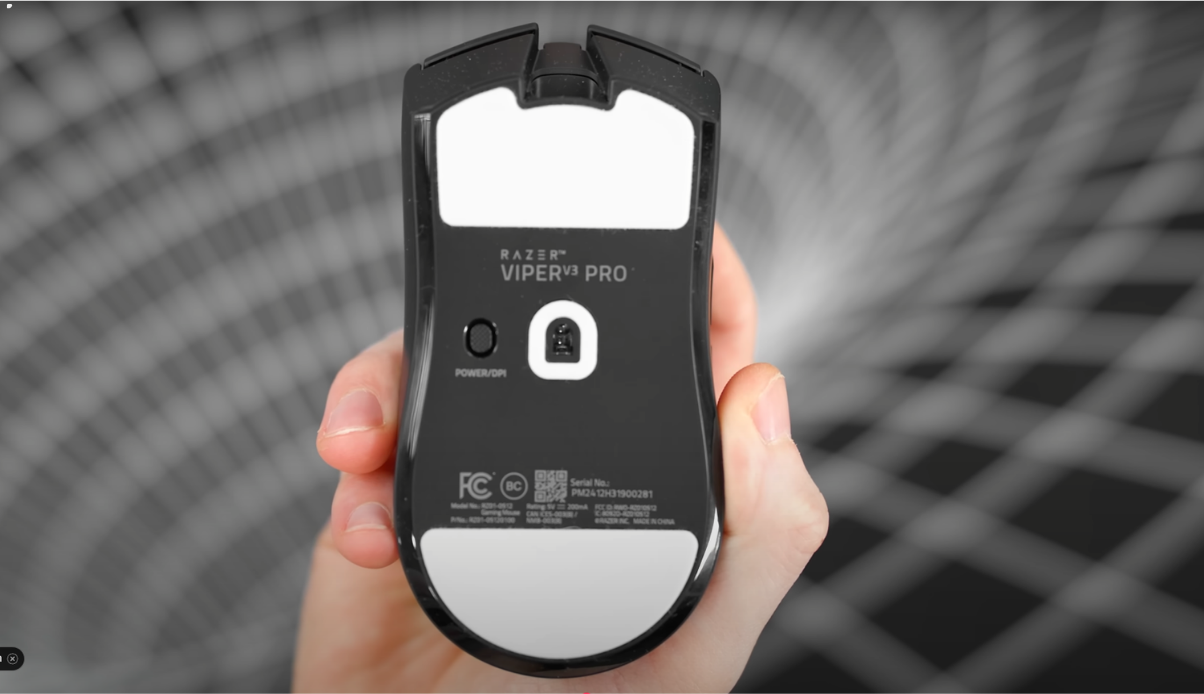 razer viper v3 pro feet mat lung