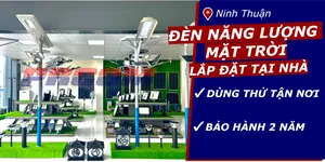LẮP ĐẶT ĐÈN NĂNG LƯỢNG MẶT TRỜI NINH THUẬN PRCOM