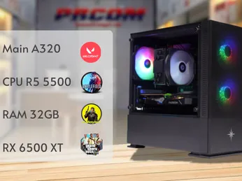 ĐÁNH GIÁ Ryzen 5 5500 và RX 6500 XT - PC GAMING “FULL ĐỎ” CHÂN ÁI CHO HỌC SINH SINH VIÊN ???