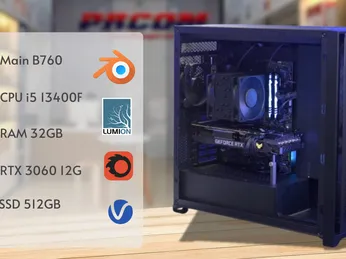  i5 13400F và RTX 3060 (12GB) Cấu hình chân ái cho dân kiến trúc, đồ họa 3D ???