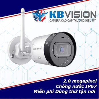 Lắp Đặt Camera wifi Ninh Thuận KBONE KN-2001WN Full HD