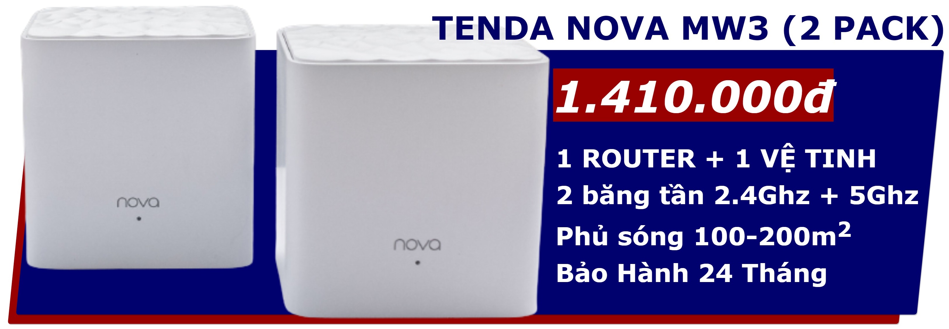 wifi mesh tenda nova mw3 2 pack