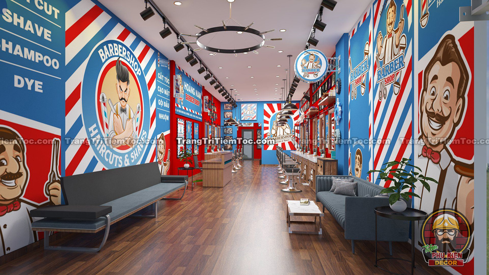 Những mảng tranh tường với Poster khổ lớn, mang lại không khí sang trọng và tươi vui cho của Tiệm Những mảng tranh tường với Poster khổ lớn, mang lại không khí sang trọng và tươi vui cho của Tiệm