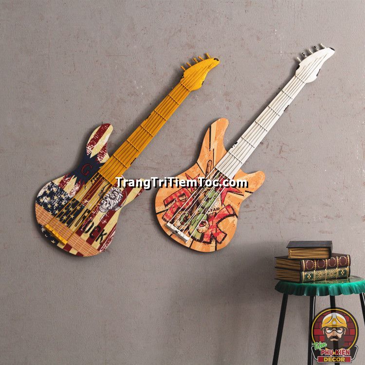 Đàn guitar treo tường trang trí đẹp