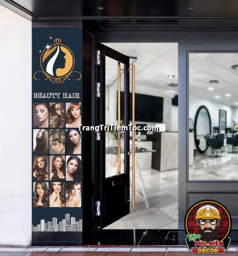 Mua Decal dán kínhtường Barber Shop siêu chất tại CẢNH ĐÔNG