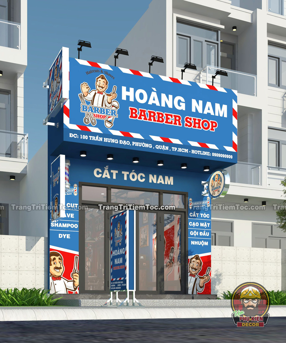 Thiết kế Barber Shop đẹp, ấn tượng là cơ hội để Bạn quảng bá Thương hiệu với Khách Hàng Thiết kế Barber Shop đẹp, ấn tượng là cơ hội để Bạn quảng bá Thương hiệu với Khách Hàng