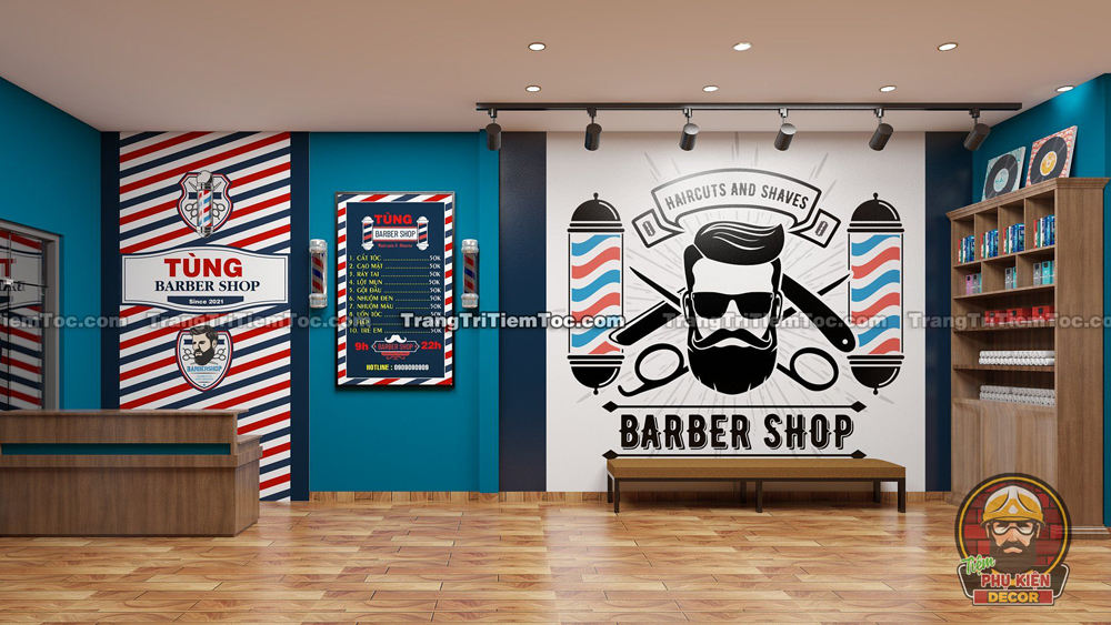 Thiết kế nổi bật Khu vực đón tiếp ở Quầy Lễ Tân và Ghế đợi sử dụng các Tranh dán tường size lớn Thiết kế nổi bật Khu vực đón tiếp ở Quầy Lễ Tân và Ghế đợi sử dụng các Tranh dán tường size lớn