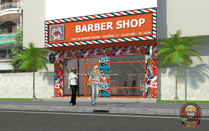 Thiết kế trang trí Barber Shop phong cách Chicano Thiết kế trang trí Barber Shop phong cách Chicano