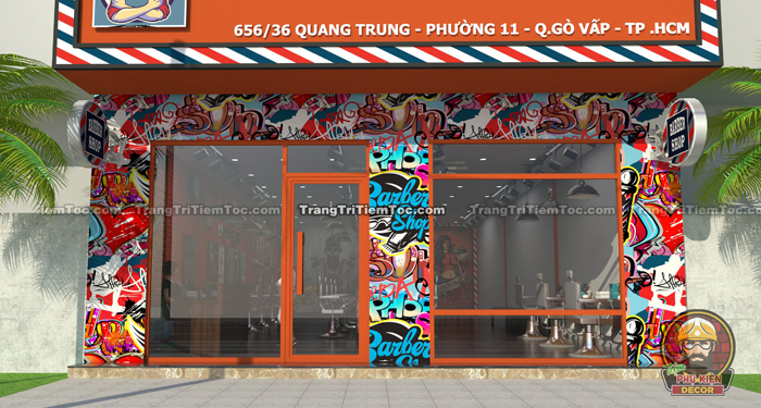 Thiết kế trang trí Barber Shop phong cách Chicano Thiết kế trang trí Barber Shop phong cách Chicano