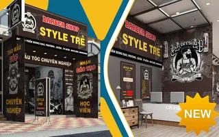 Khám phá mẫu thiết kế Tiệm tóc nam nhỏ đẹp, một “Barber Shop Châu Âu thu nhỏ” giữa lòng Khu Phố