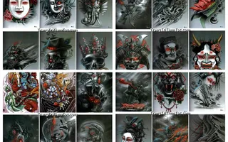 Tranh Treo Siêu Ngầu Dành Cho Tiệm Tattoo