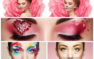 Mẫu Tranh Treo Tường Trang Trí Tiệm Salon, Makeup Artist Siêu Đẹp