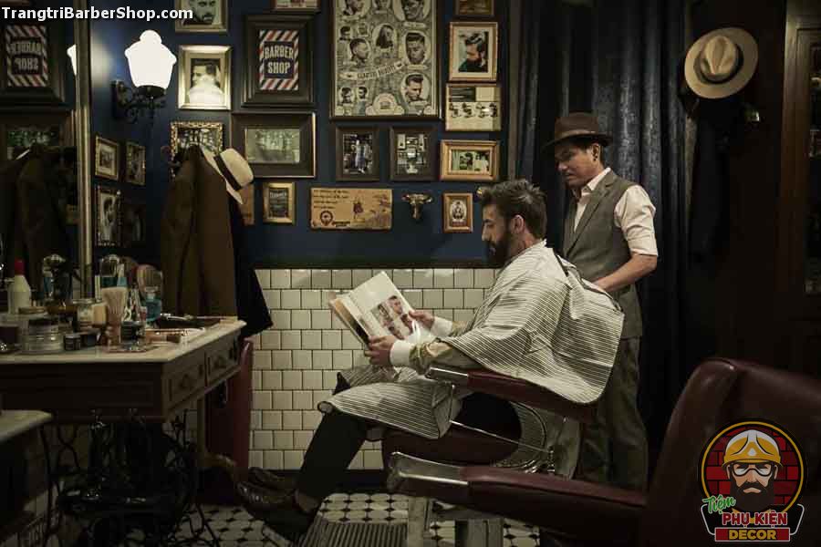 Trang trí Barber Shop phong cách cổ điển Châu Âu, nâng cao đẳng cấp sang trọng cho Khách hàng Trang trí Barber Shop phong cách cổ điển Châu Âu, nâng cao đẳng cấp sang trọng cho Khách hàng
