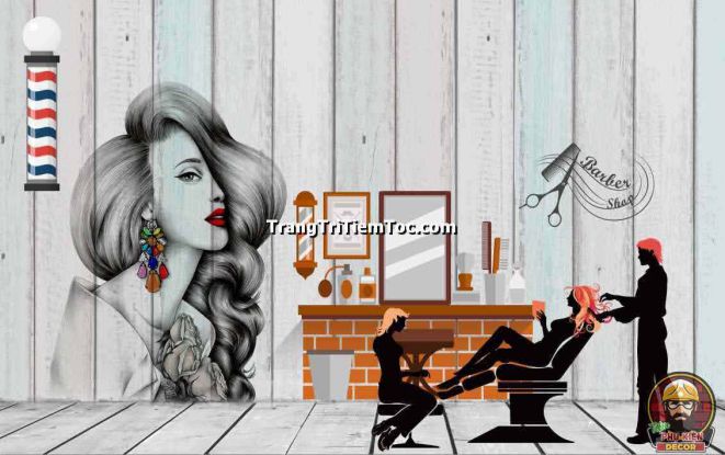 Tranh dán tường xóa bỏ không gian nhàm chán cho salon của bạn Tranh dán tường xóa bỏ không gian nhàm chán cho salon của bạn