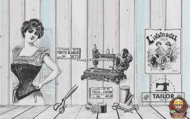 Tranh dán tường xóa bỏ không gian nhàm chán cho salon của bạn Tranh dán tường xóa bỏ không gian nhàm chán cho salon của bạn