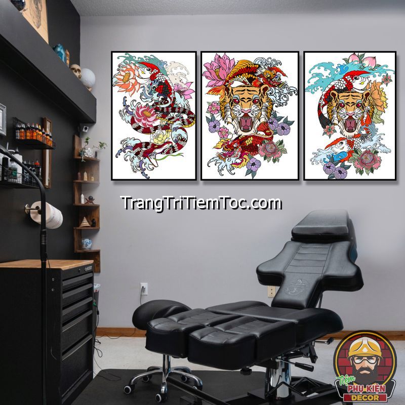 Tranh tiệm tattoo treo tường được yêu thích nhất hiện nay Tranh tiệm tattoo treo tường được yêu thích nhất hiện nay