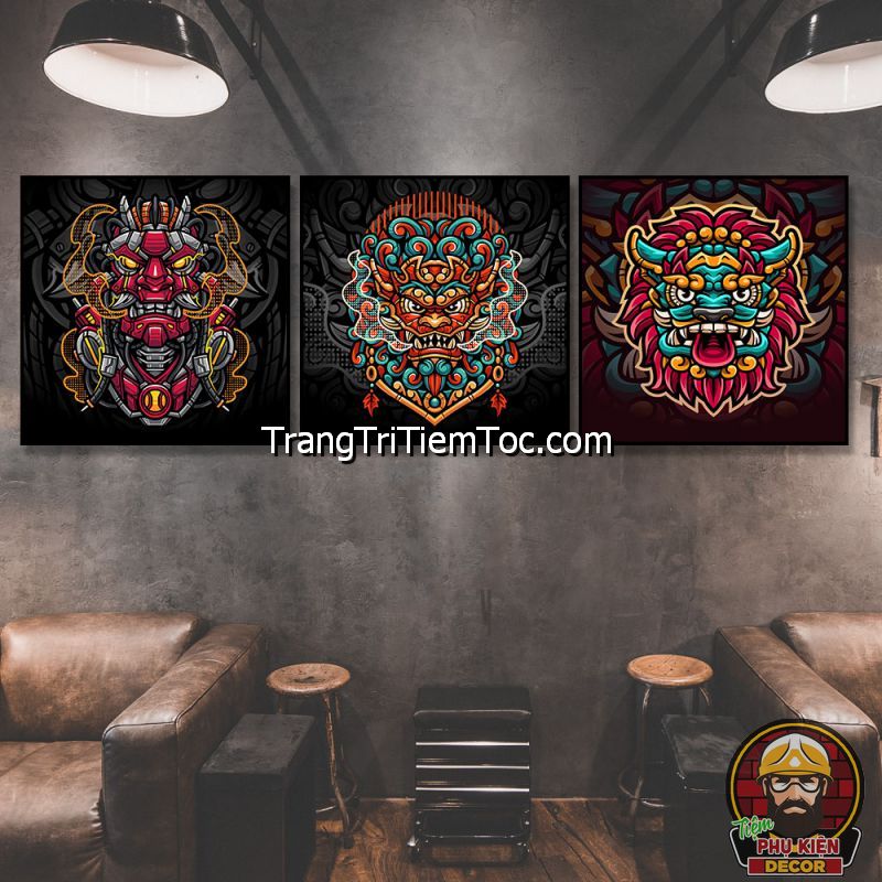 Hình ảnh tranh trang trí phòng xăm hiện đại phù hợp với giới trẻ ngày nay Hình ảnh tranh trang trí phòng xăm hiện đại phù hợp với giới trẻ ngày nay