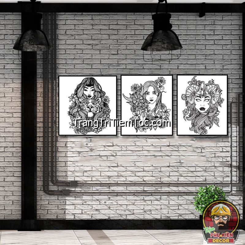 Hình ảnh tranh trang trí phòng xăm hiện đại phù hợp với giới trẻ ngày nay Hình ảnh tranh trang trí phòng xăm hiện đại phù hợp với giới trẻ ngày nay