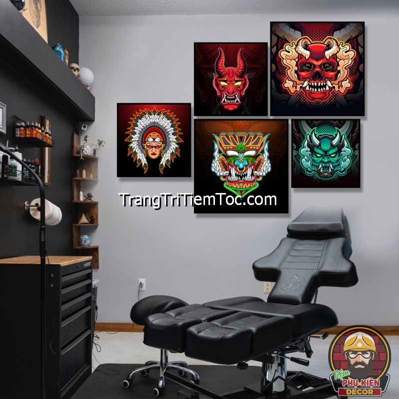 Hình ảnh tranh trang trí phòng xăm phổ biển hiện nay trên thị trường Hình ảnh tranh trang trí phòng xăm phổ biển hiện nay trên thị trường
