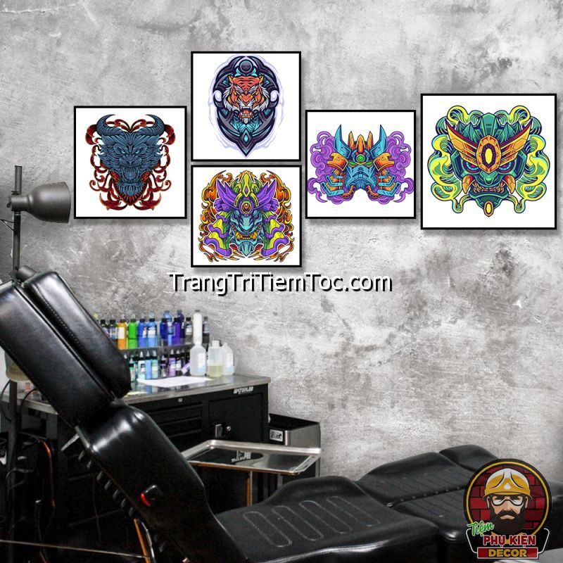 Hình ảnh tranh trang trí phòng xăm phổ biển hiện nay trên thị trường Hình ảnh tranh trang trí phòng xăm phổ biển hiện nay trên thị trường