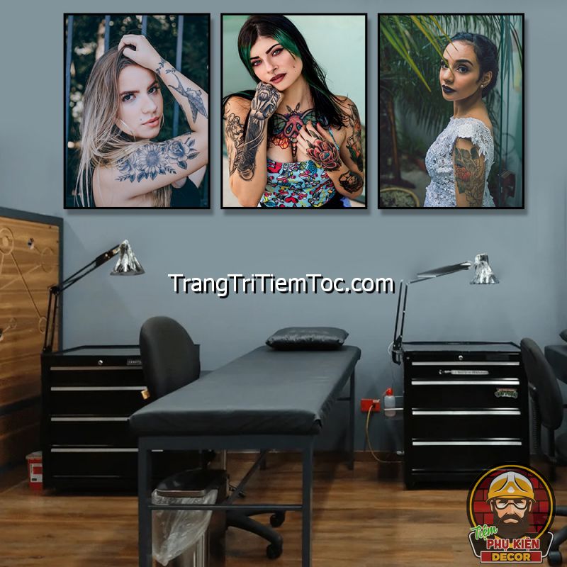Top 1000+ tranh treo tường trang trí tiệm xăm, tiệm tattoo cá tính ...