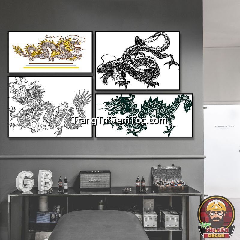 Mẫu tranh trang trí phòng xăm trừu tượng, graffiti đầy màu sắc Mẫu tranh trang trí phòng xăm trừu tượng, graffiti đầy màu sắc