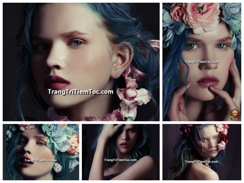 Tranh nghệ thuật treo tường trang trí tiệm tóc nữ Tranh nghệ thuật treo tường trang trí tiệm tóc nữ