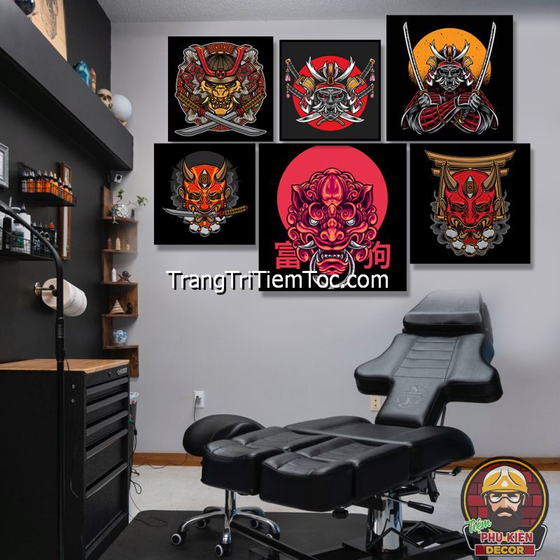 Sử dụng mẫu tranh trang trí tatto mang lại tính thẩm mỹ cao Sử dụng mẫu tranh trang trí tatto mang lại tính thẩm mỹ cao