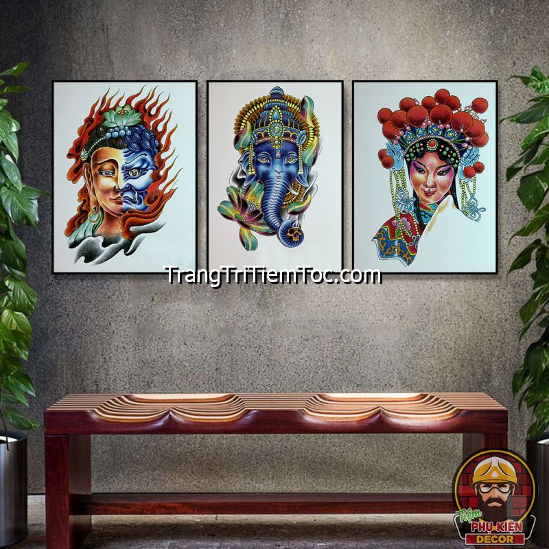 Mẫu tranh treo tường phòng tattoo được ưu ái lựa chọn nhất Mẫu tranh treo tường phòng tattoo được ưu ái lựa chọn nhất