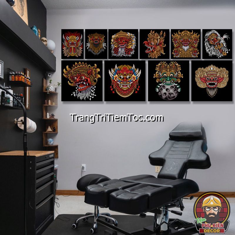 Sử dụng tranh treo tường phòng xăm phong cách tân cổ điển Sử dụng tranh treo tường phòng xăm phong cách tân cổ điển