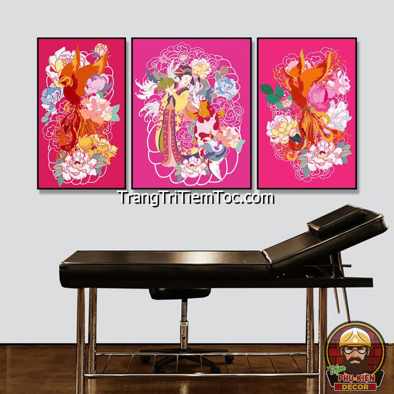 Cách trang trí tranh treo tường phòng xăm nghệ thuật ấn tượng Cách trang trí tranh treo tường phòng xăm nghệ thuật ấn tượng