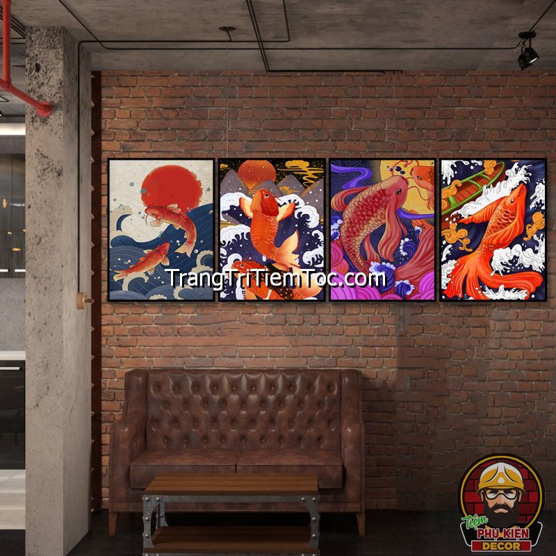 Không gian trang trí tranh treo tường tiệm xăm hướng tới sự hiện đại, trẻ trung Không gian trang trí tranh treo tường tiệm xăm hướng tới sự hiện đại, trẻ trung