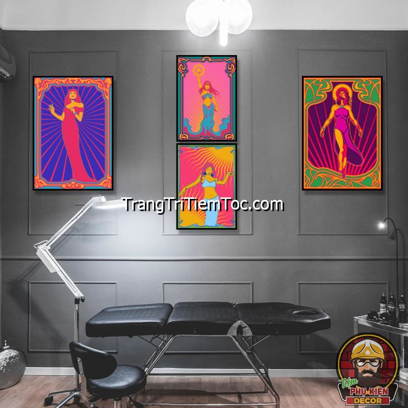 Mẫu tranh treo tường trang trí hình xăm tattoo mang một nét đầy mới lạ, màu tâm linh Mẫu tranh treo tường trang trí hình xăm tattoo mang một nét đầy mới lạ, màu tâm linh