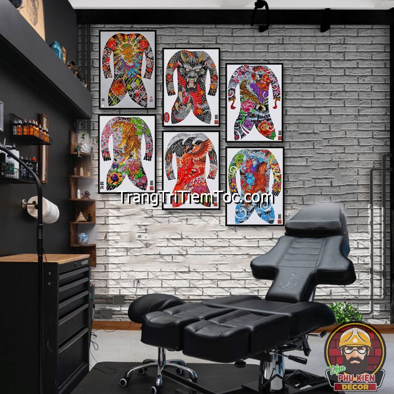 Mẫu tranh treo tường xăm hình với hình vẽ độc đáo, sáng tạo Mẫu tranh treo tường xăm hình với hình vẽ độc đáo, sáng tạo