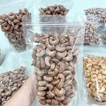 Hạt Điều Vỏ Lụa Rang Muối Loại I, Ngon, Cao Cấp