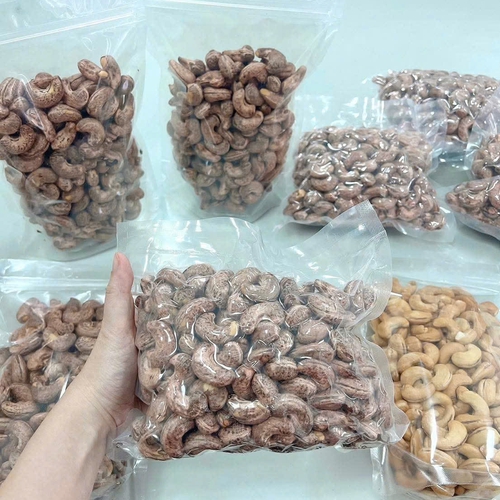 Hạt Điều Vỏ Lụa Rang Muối Loại I, Ngon, Cao Cấp
