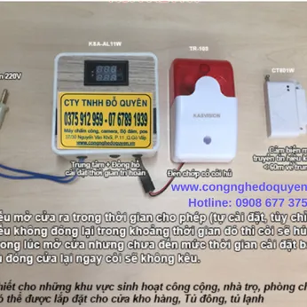 Bộ còi cảnh báo nhắc quên chưa đóng cửa không dây DQ-AL11W - Đỗ Quyên